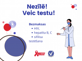 19. maijā Babītē iespēja veikt bezmaksas HIV, hepatīta B, C un sifilisa testu