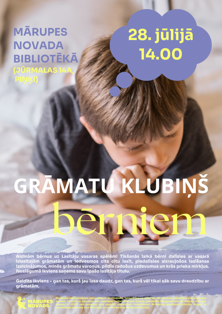 grāmatu klubiņš bērniem