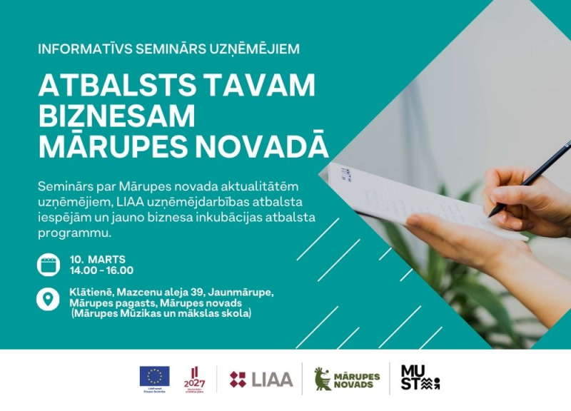 Atbalsts tavam biznesam Mārupes novadā 1000x720