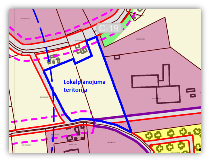 Lokālplānojuma teritorija