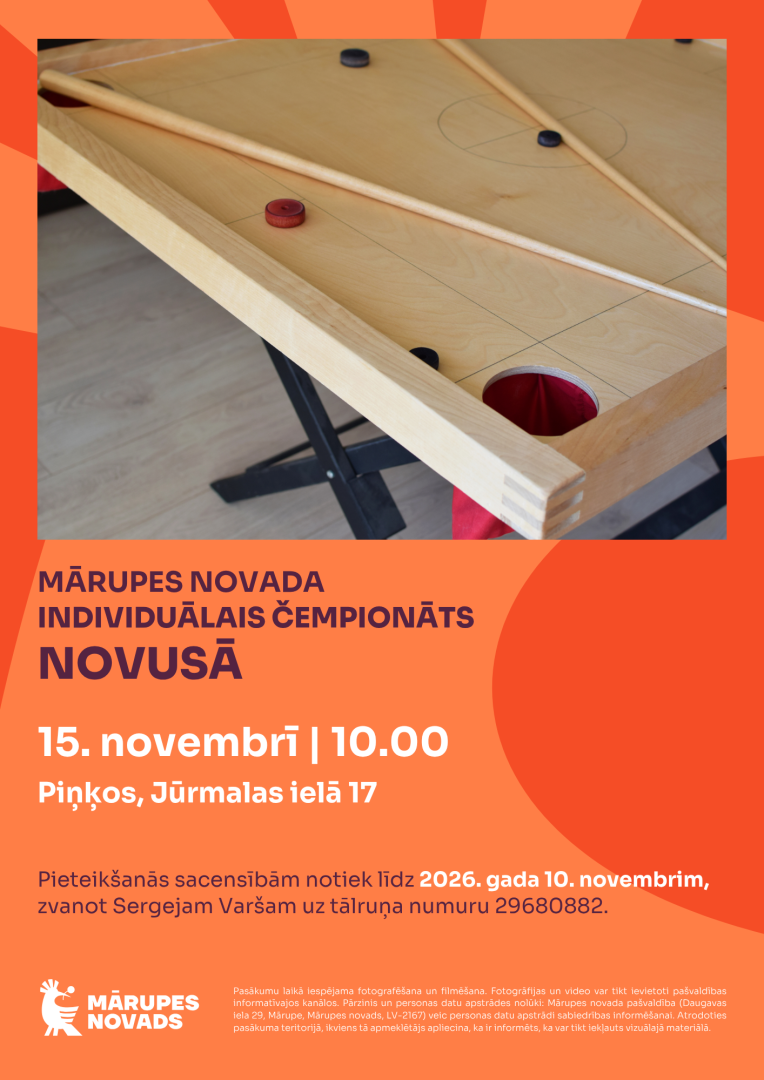 Mārupes novada individuālais čempionāts novusā