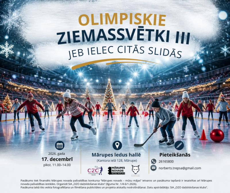 Slidošanas pasākums bērniem