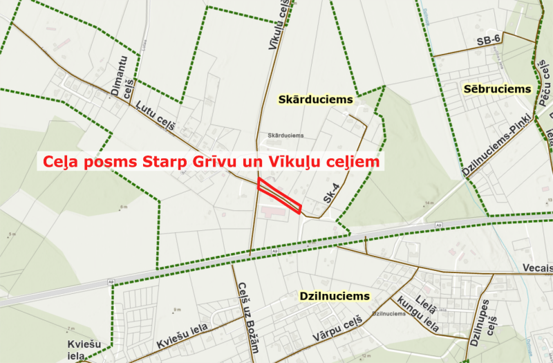 Teritorijas plāna karte