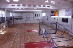 Sporta zāle no augšas