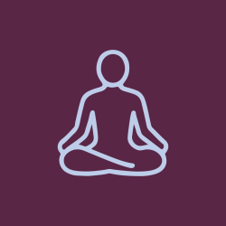ikona - meditācijas poza