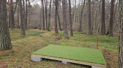 Golfs disku platforma