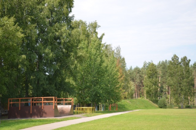 Skultes stadiona ainava