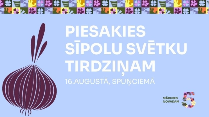 PIESAKIES SĪPOLU SVĒTKU TIRDZIŅAM