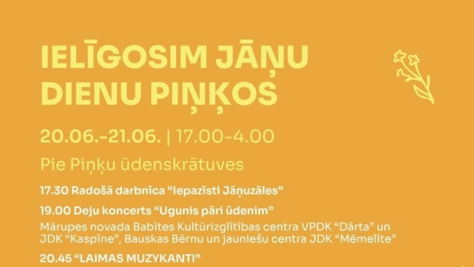 Līgo pasākums Piņķos