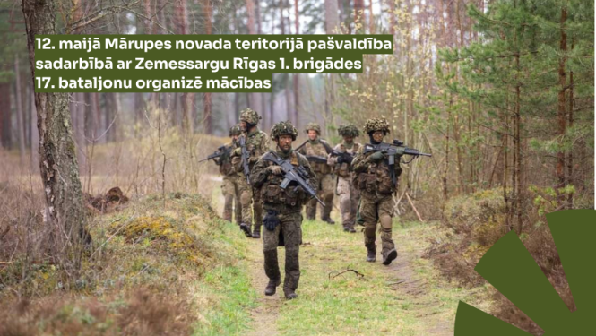 Zemessargu mācības Mārupes novadā