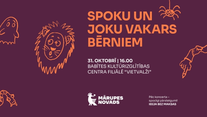 spoku un joku vakars bērniem