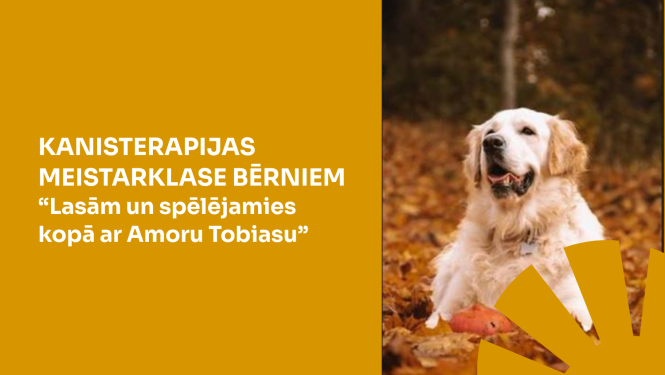 Kanisterapijas meistarklase bērniem 