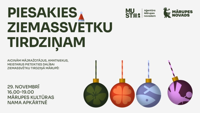 Piesakies Ziemassvētku tirdziņam