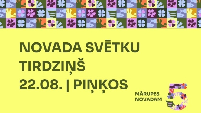 Novada svētku tirdziņš Piņķos 22. augustā