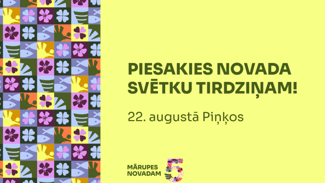 Piesakies Mārupes novada svētku tirdziņam