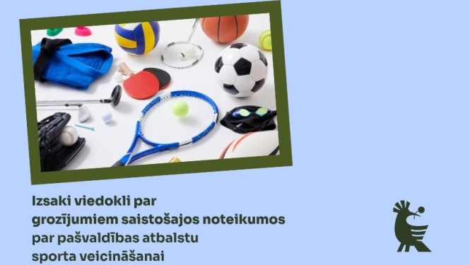 11.06.2026. Aicinām izteikt viedokli par grozījumiem saistošajos noteikumos par pašvaldības atbalstu sporta veicināšanai Mārupes novadā