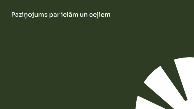 paziņojums par ielām un ceļiem