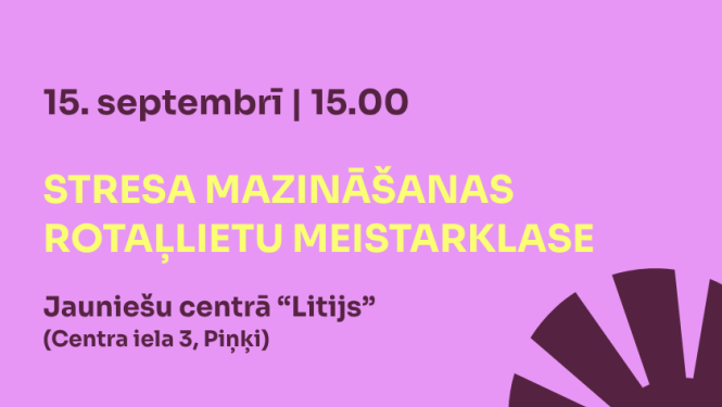 stresa mazināšanas rotaļlietu meistarklase 