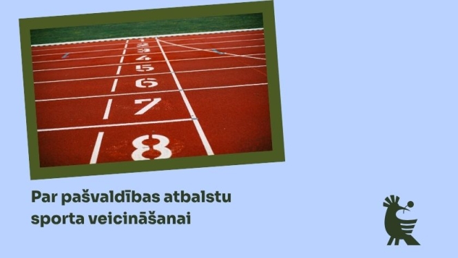 Par atbalstu sporta veicināšanai
