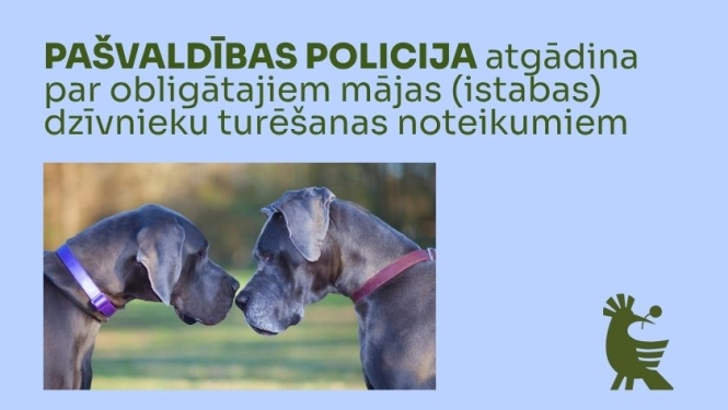 Mājas (istabas) dzīvnieku turēšanas noteikumi Mārupes novadā