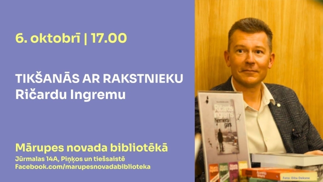 TIKŠANĀS AR RAKSTNIEKU Ričardu Ingremu