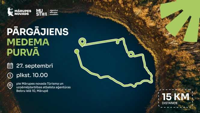 Pārgājiens Medama purvā 27. septembrī