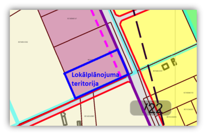 Lokālplānojuma teritorija