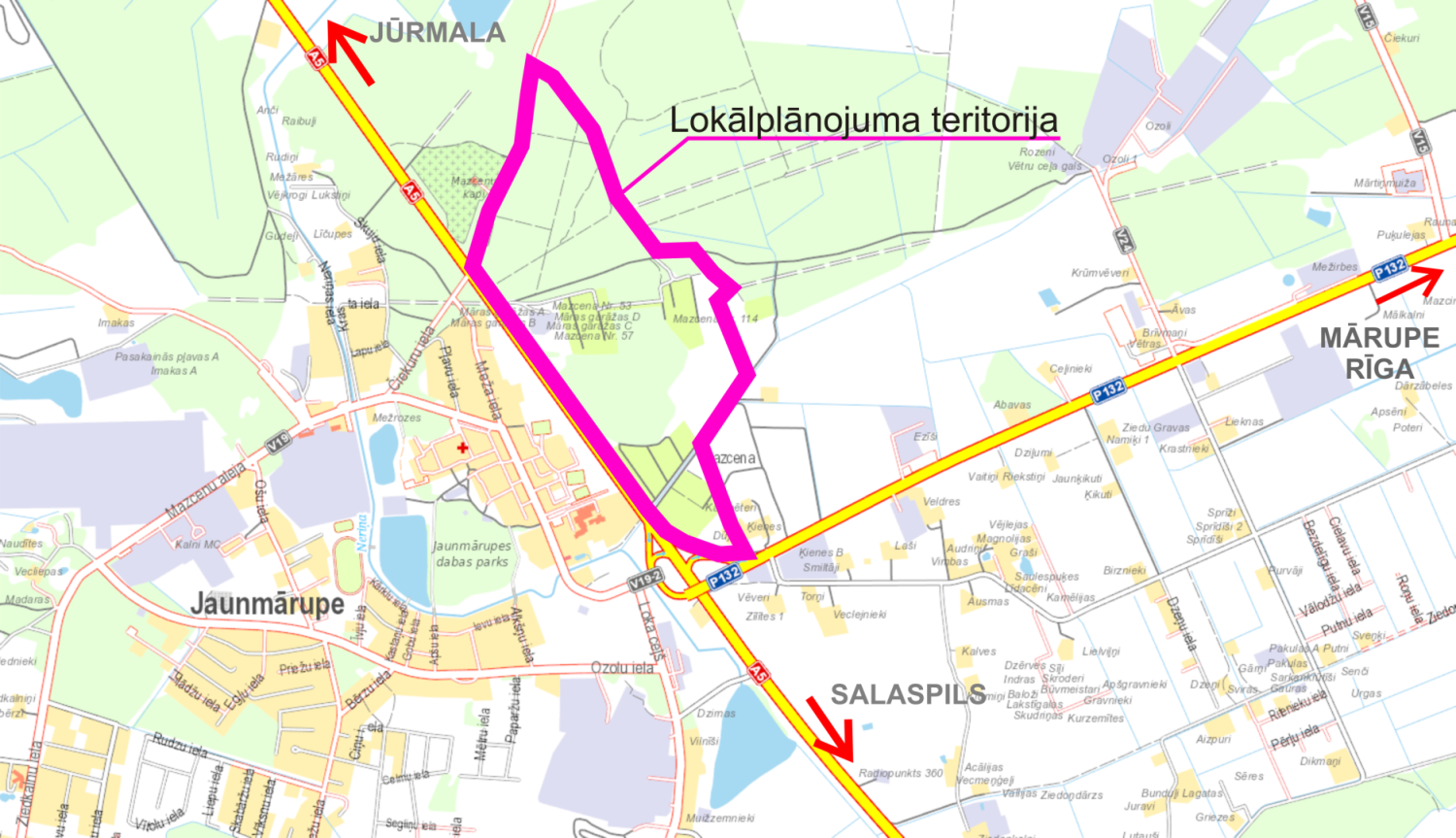 Mazcenas dārzi lokālplānojums
