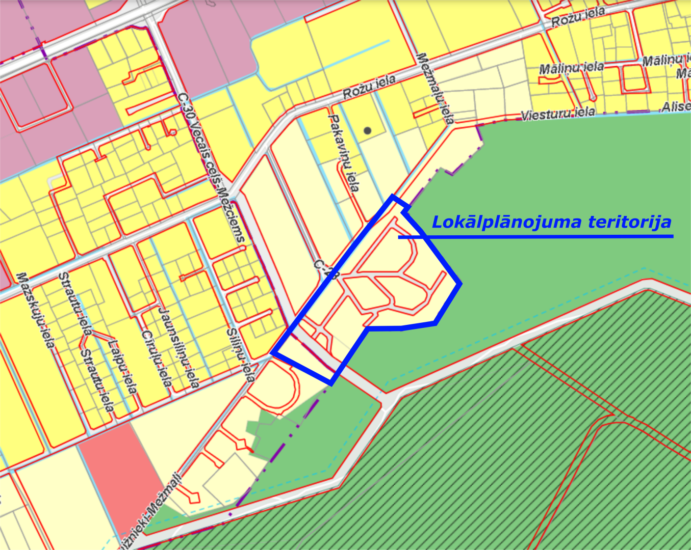 Lokālplānojuma teritorija