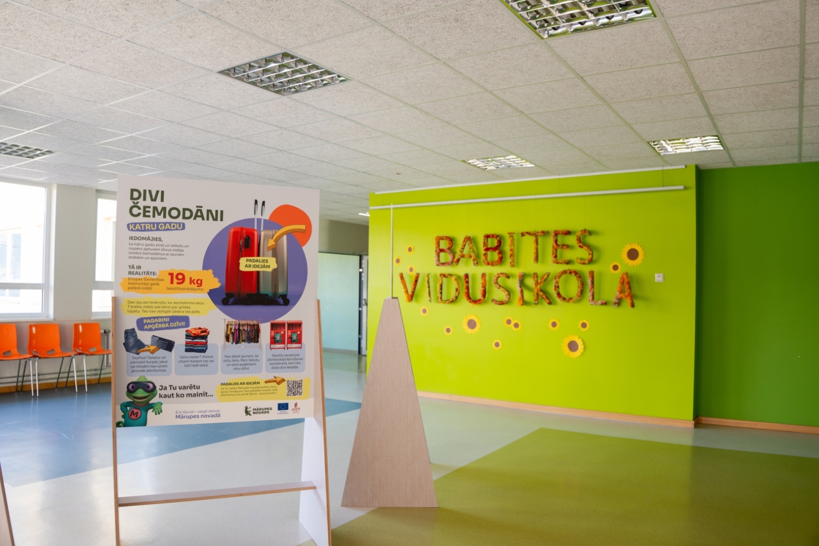 Babītes vidusskolā skolēni iepazīst ilgtspējīgu dzīvesveidu