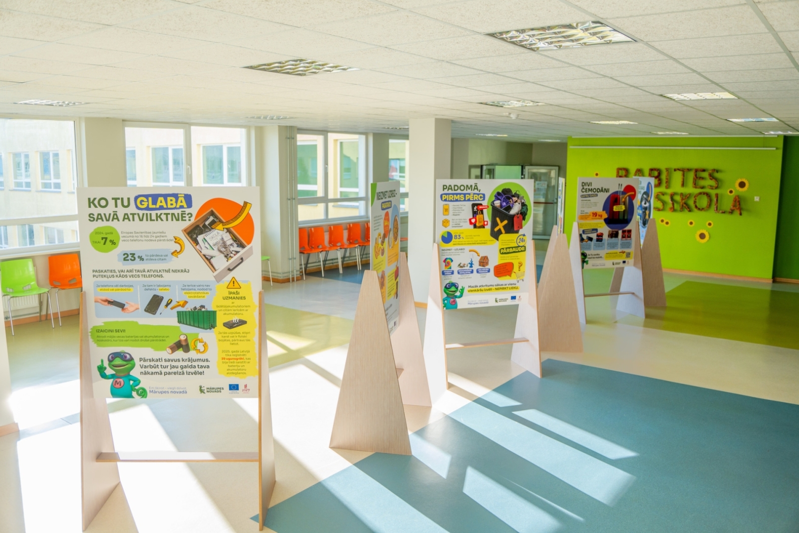 Babītes vidusskolā skolēni iepazīst ilgtspējīgu dzīvesveidu