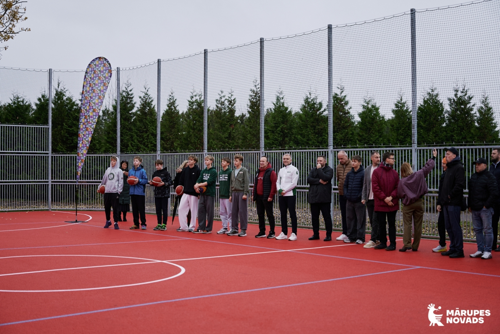 Sniķeru ielas sporta laukuma atklāšana