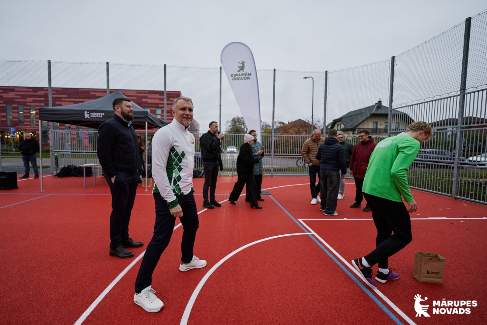 Sniķeru ielas sporta laukuma atklāšana