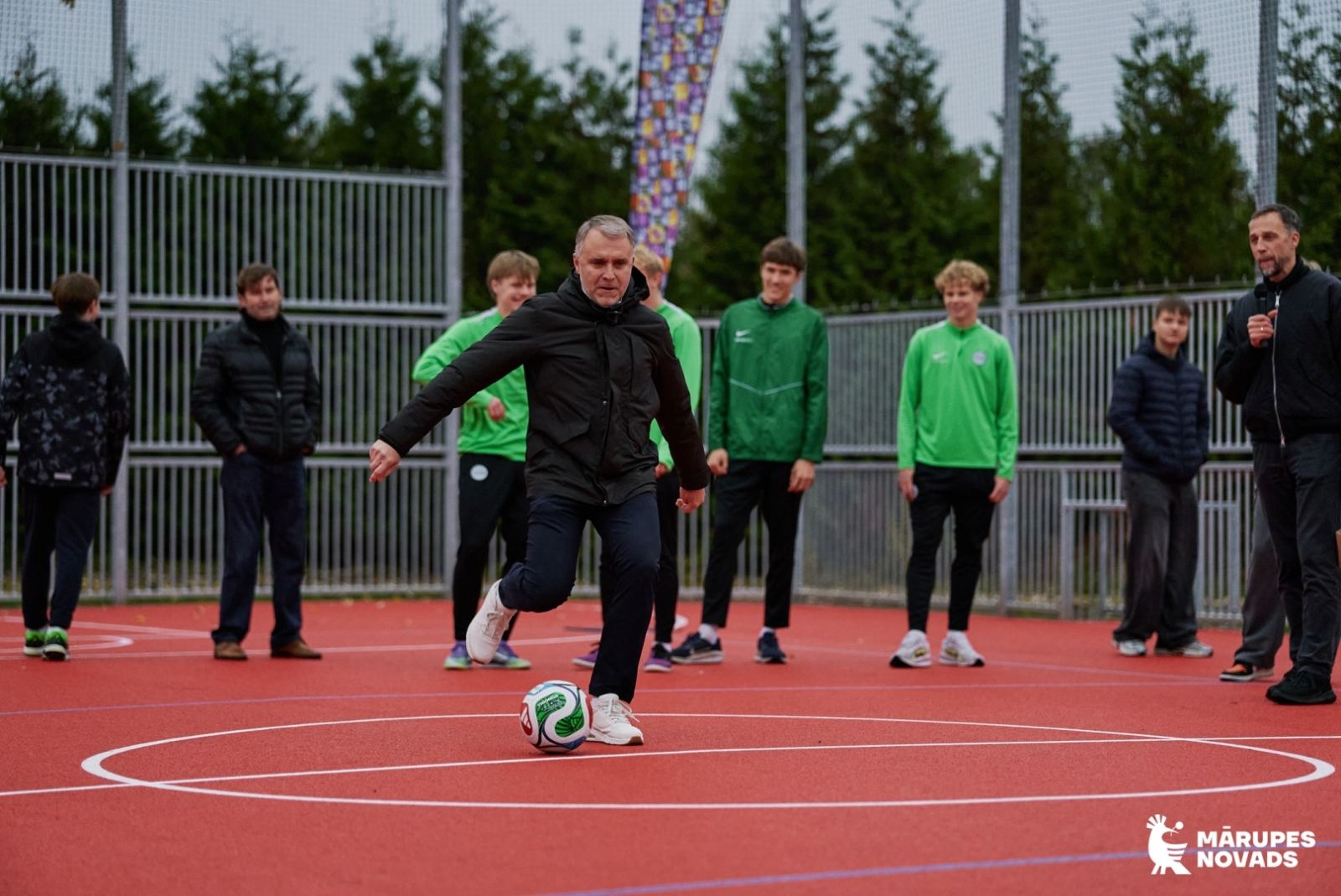 Sniķeru ielas sporta laukuma atklāšana
