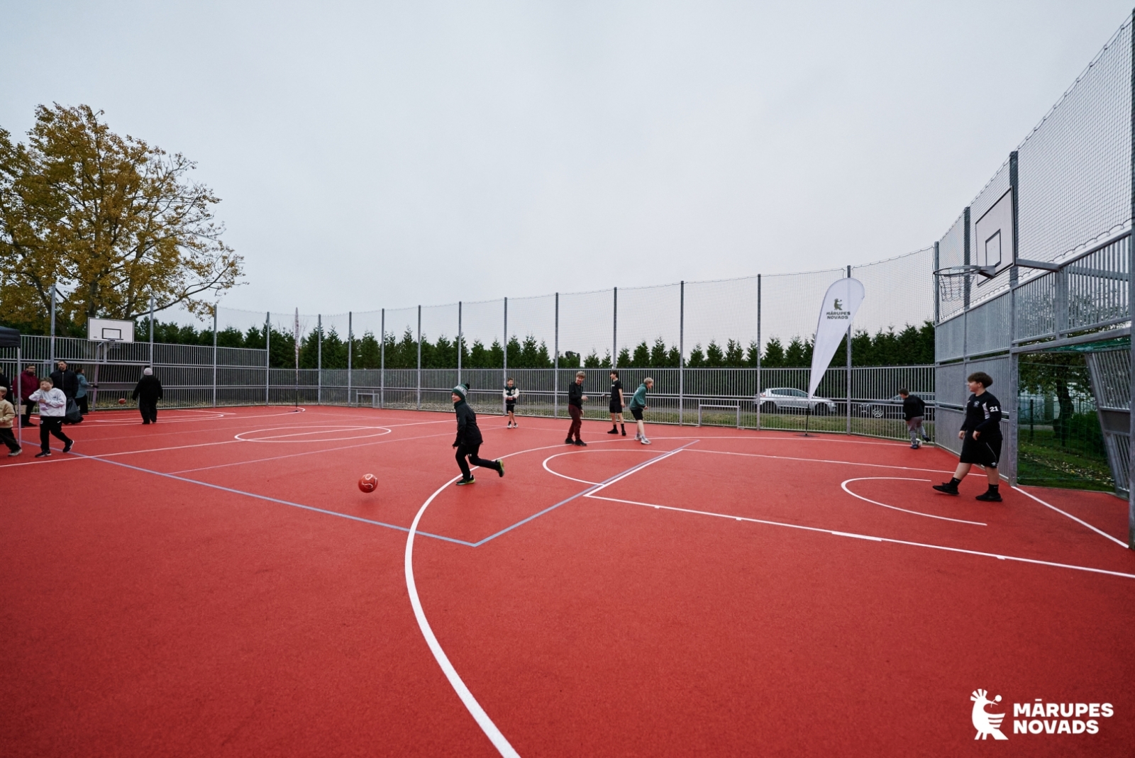 Sniķeru ielas sporta laukuma atklāšana