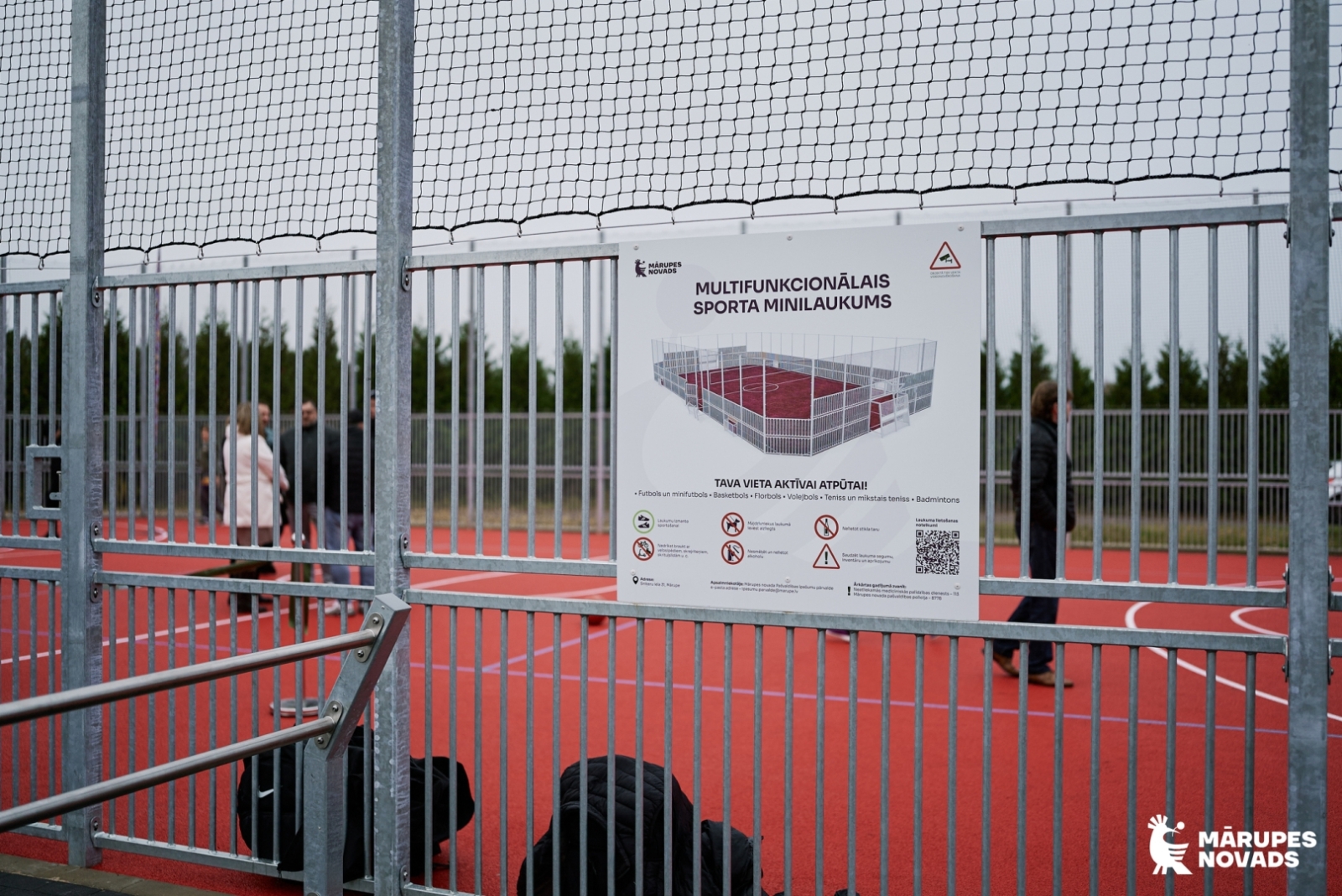 Sniķeru ielas sporta laukuma atklāšana