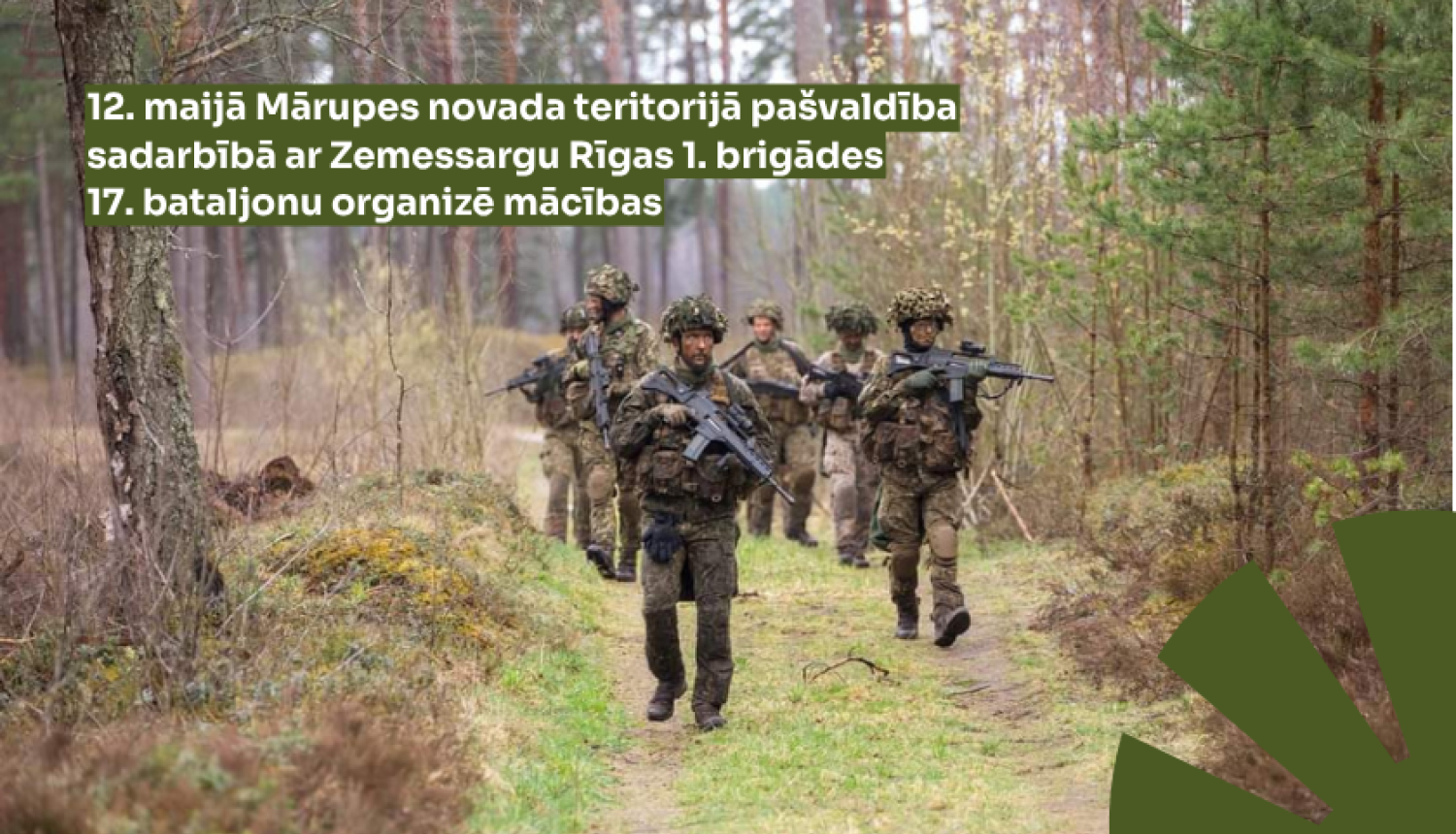 Zemessargu mācības Mārupes novadā
