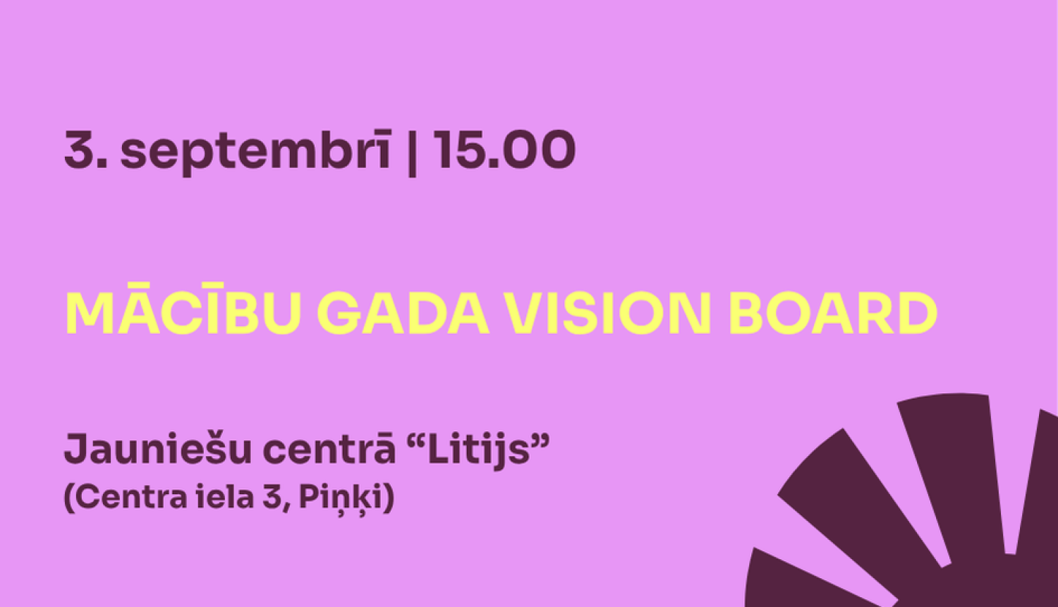 mācību gada vision board