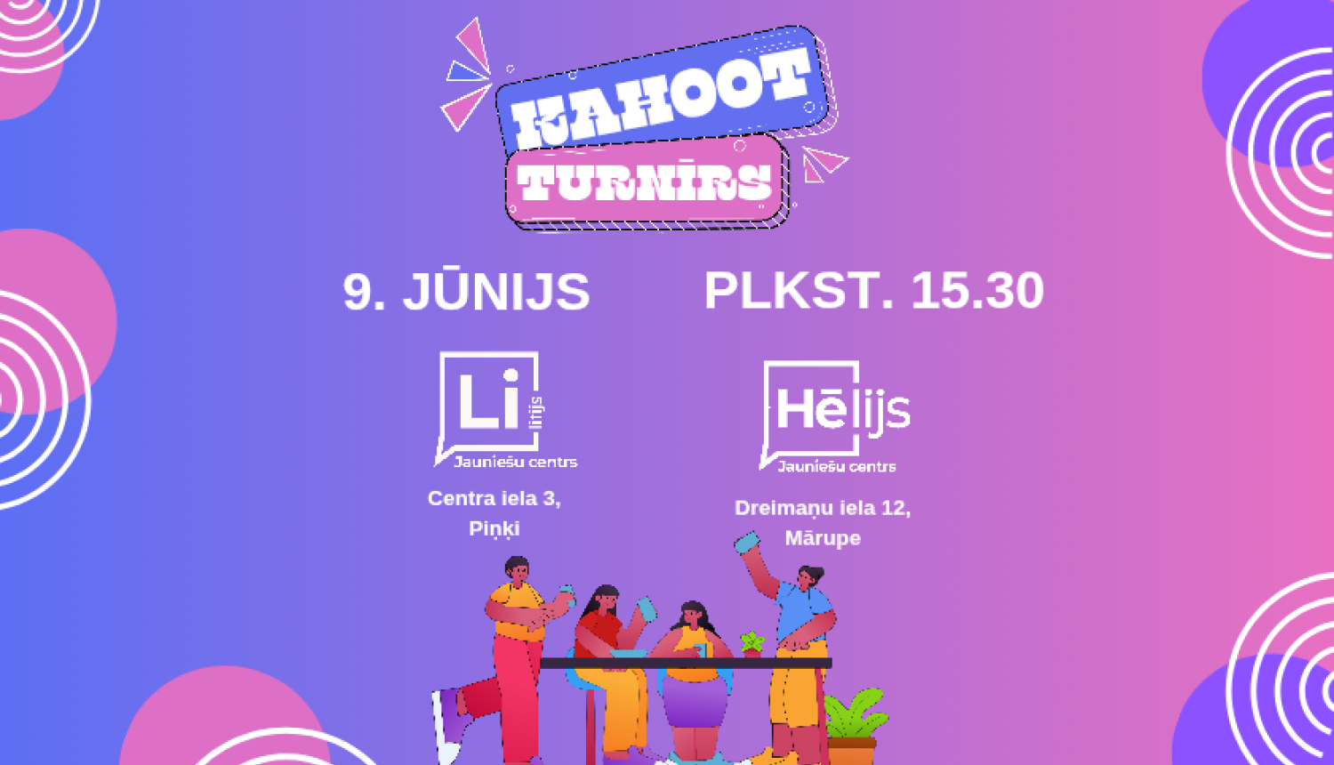 kahoot pēcpusdiena 