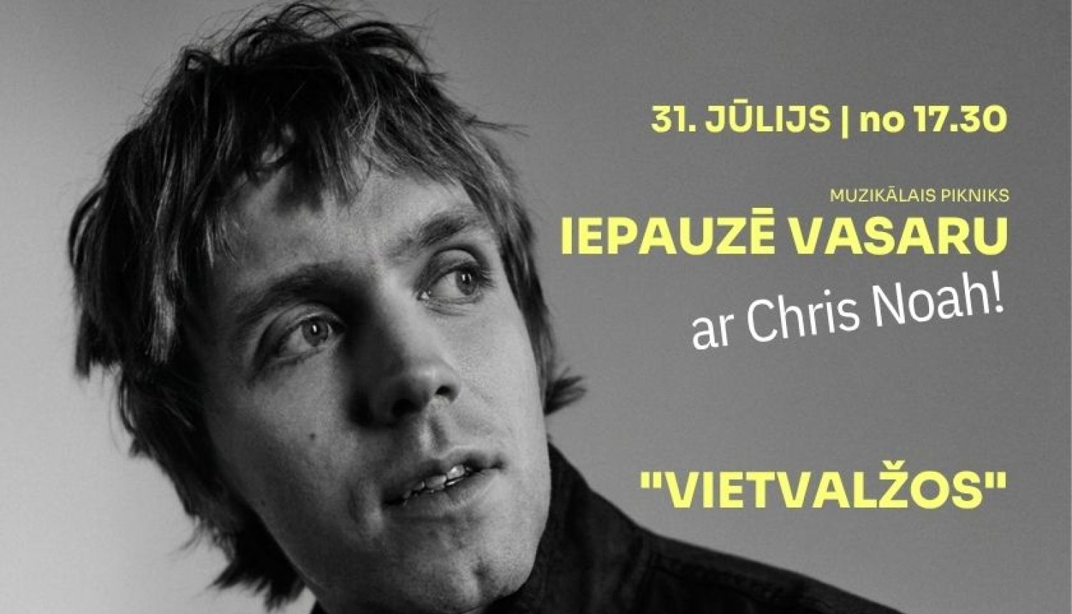muzikāls pikniks - iepauzē vasaru ar Chris Noah