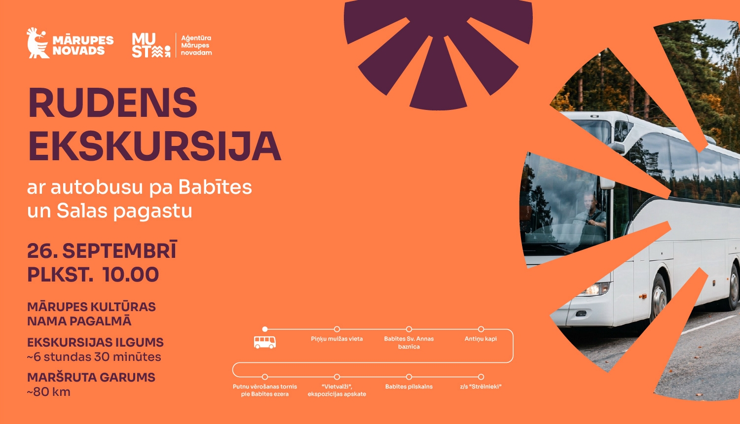 Rudens ekskursija ar autobusu
