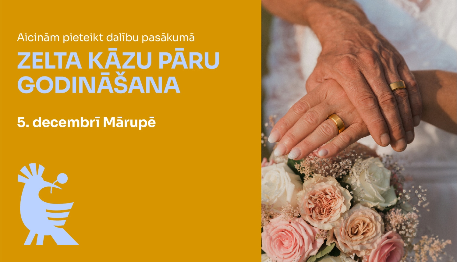 zelta kāzu pāru godināšana