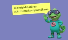 Bioloģisko dārza atkritumu kompostēšana