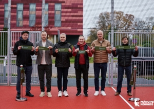 Sniķeru ielas sporta laukuma atklāšana