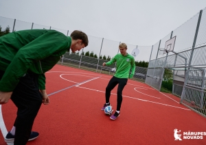 Sniķeru ielas sporta laukuma atklāšana