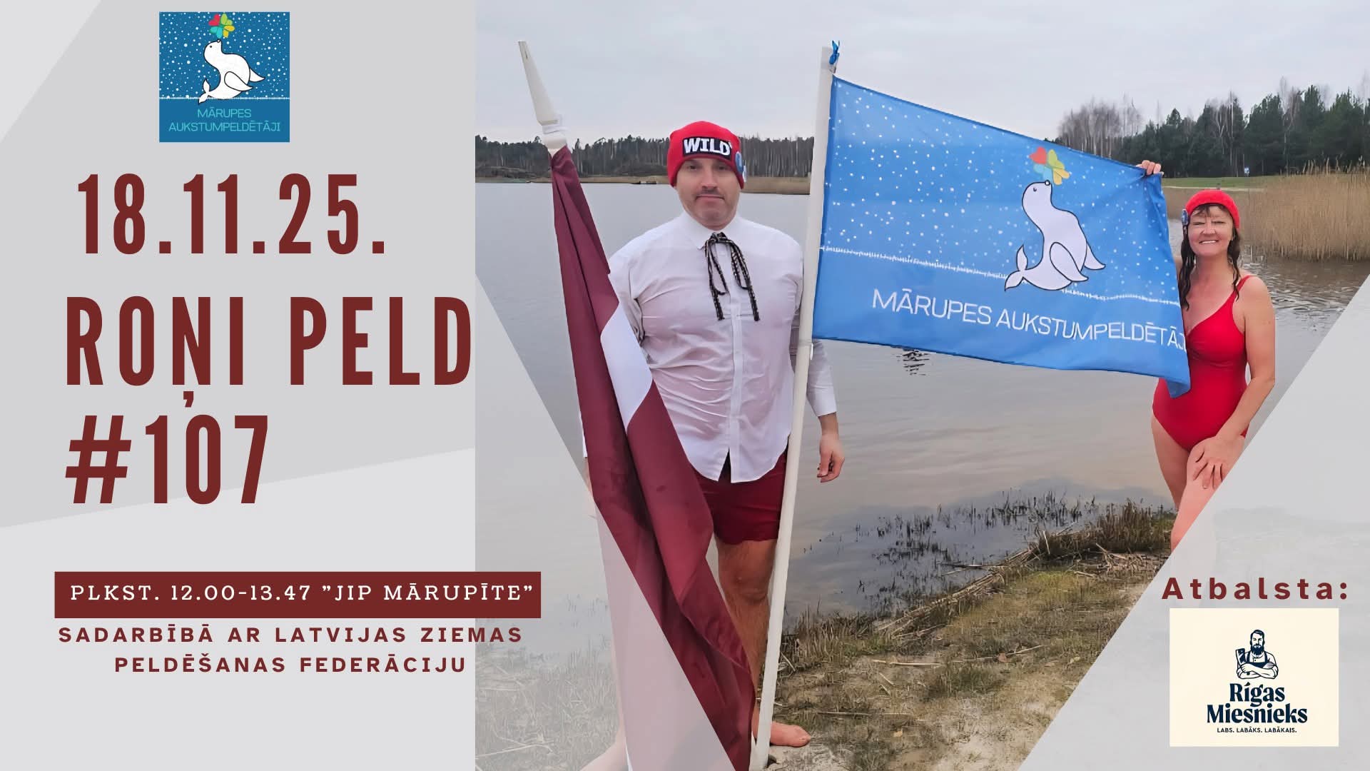 Afiša par aukstumpeldi