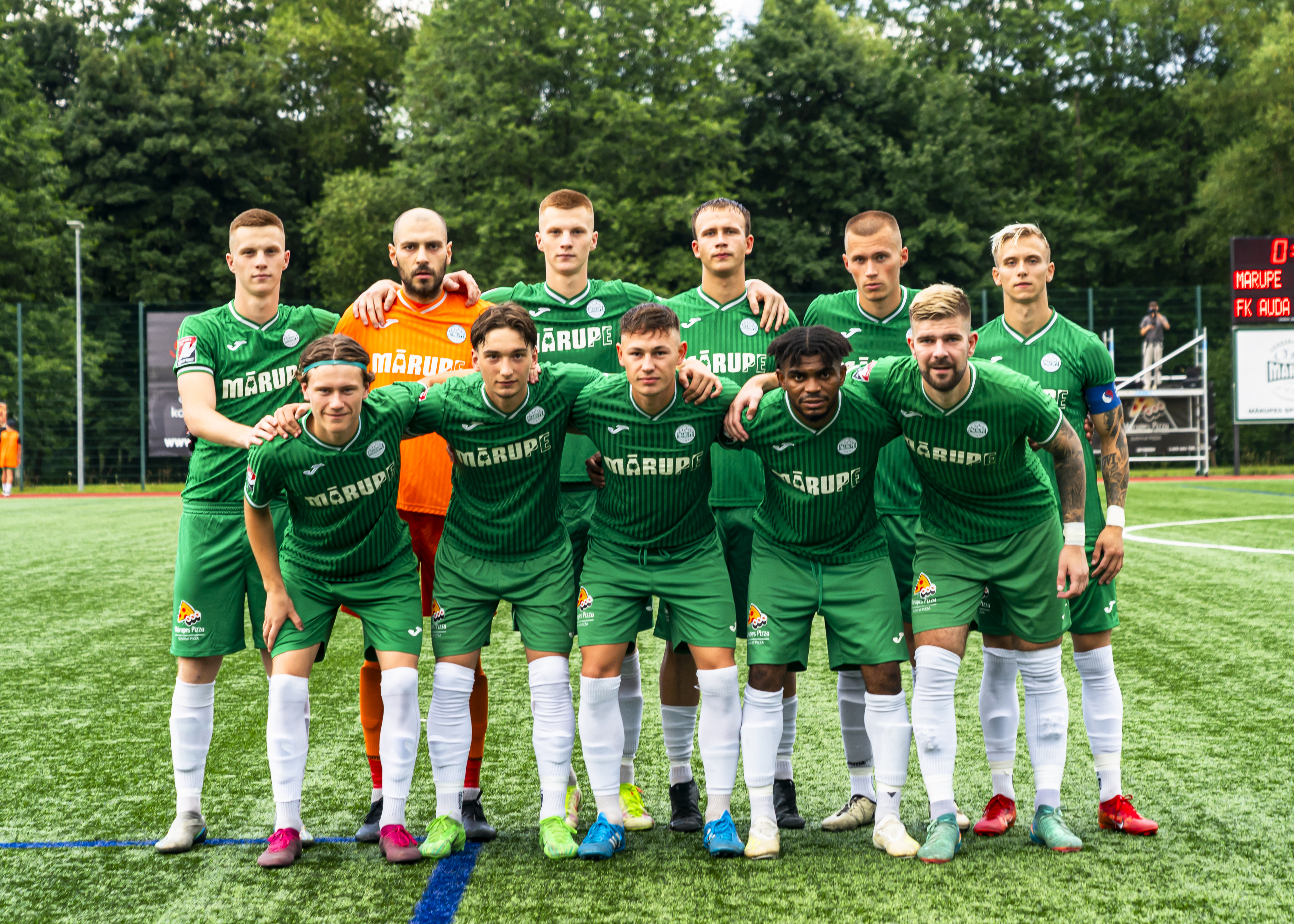 Mārupes SC komandas sastāva bilde