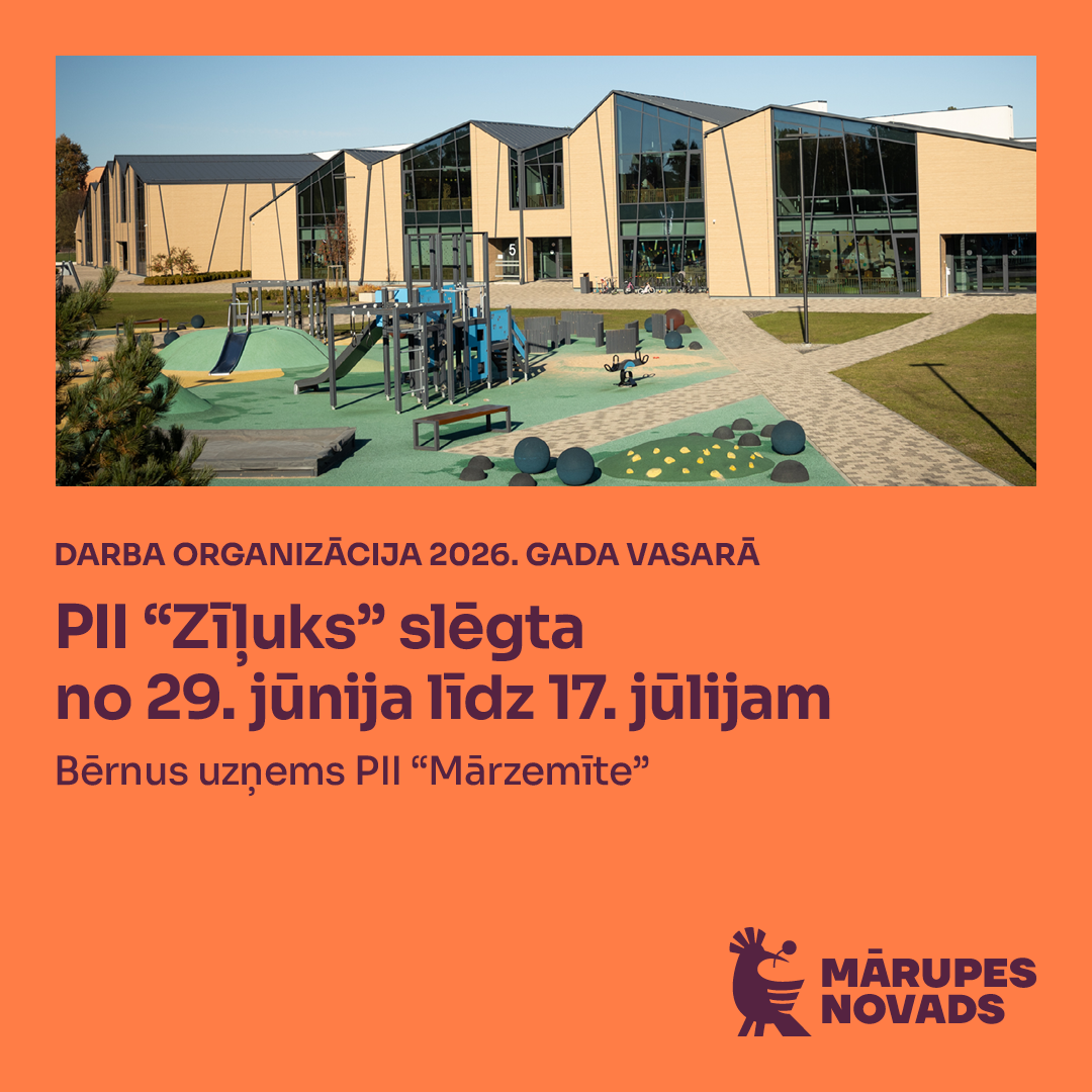 Oranža afiša ar krāsainiem tekstiem un elementiem