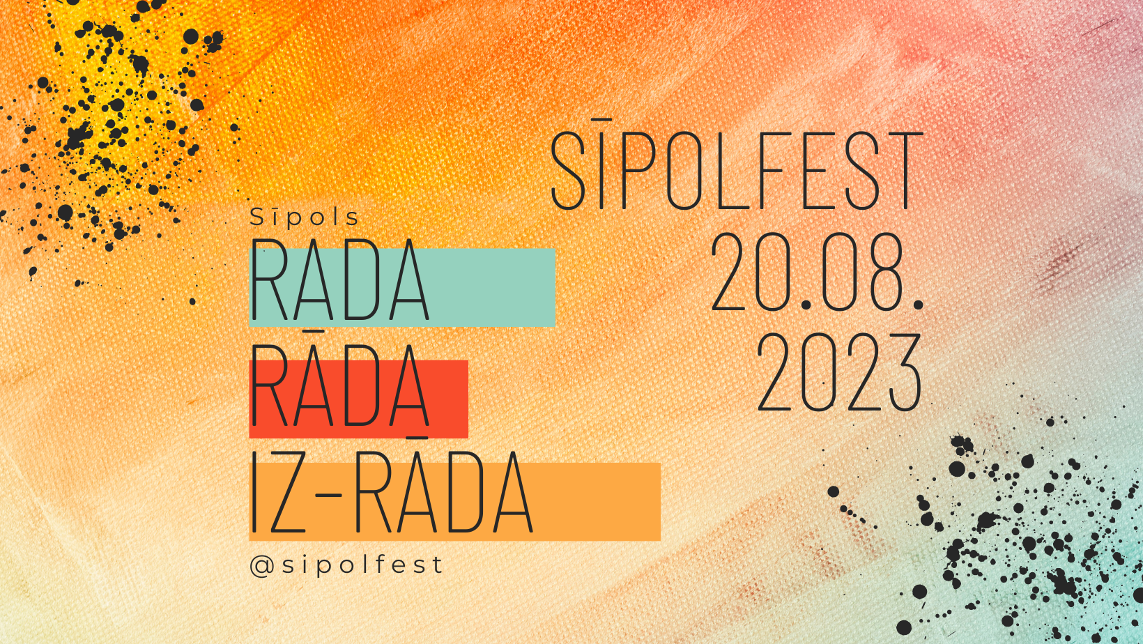 Sīpolfests plakāts