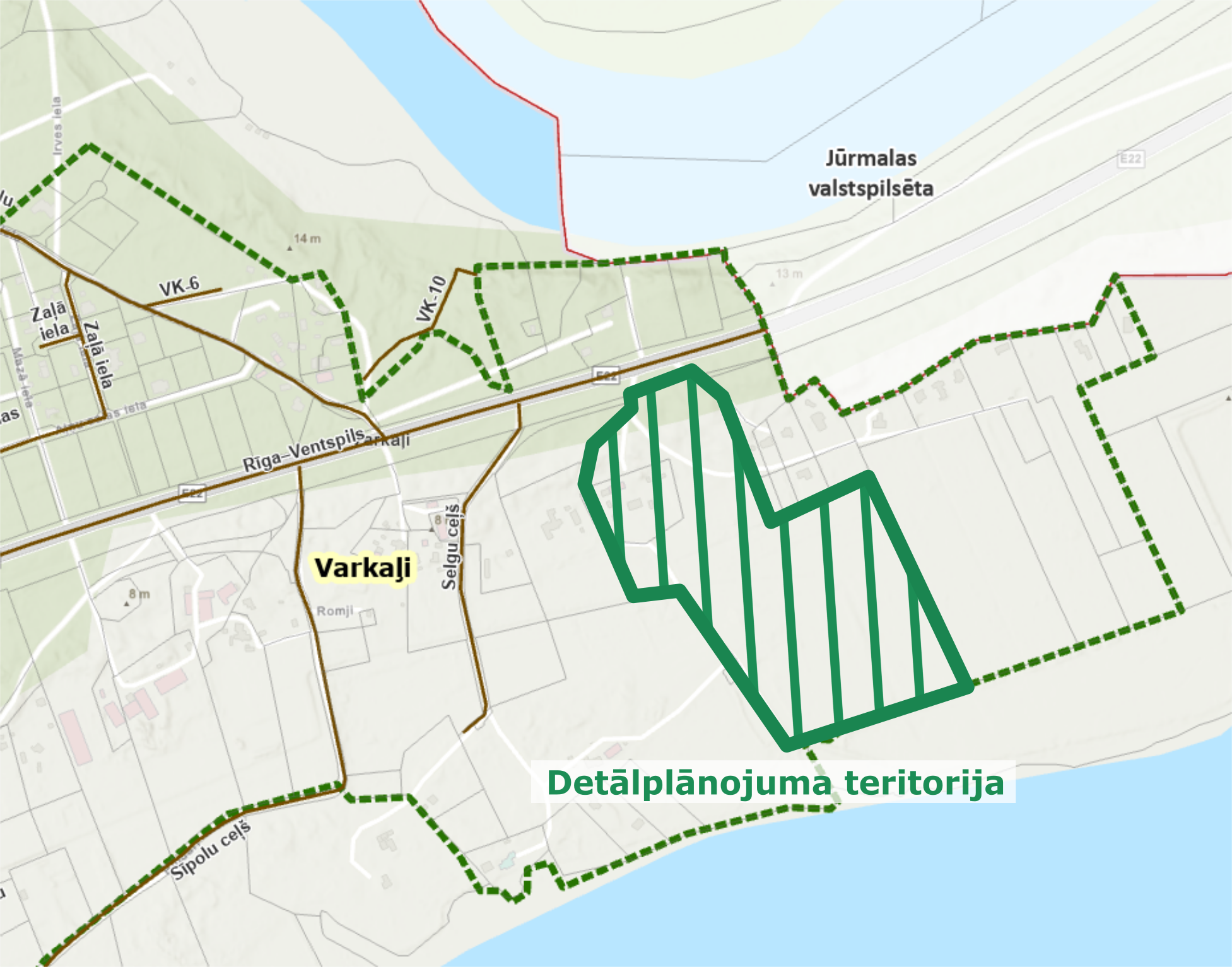 teritorijas kartes plāns